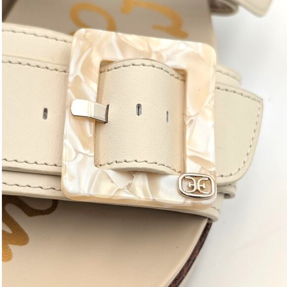 Sam Edelman Adrianna Two-Strap Sandals Women's Modern Ivory Size US6.5M EU36.5 - Picture 9 of 9